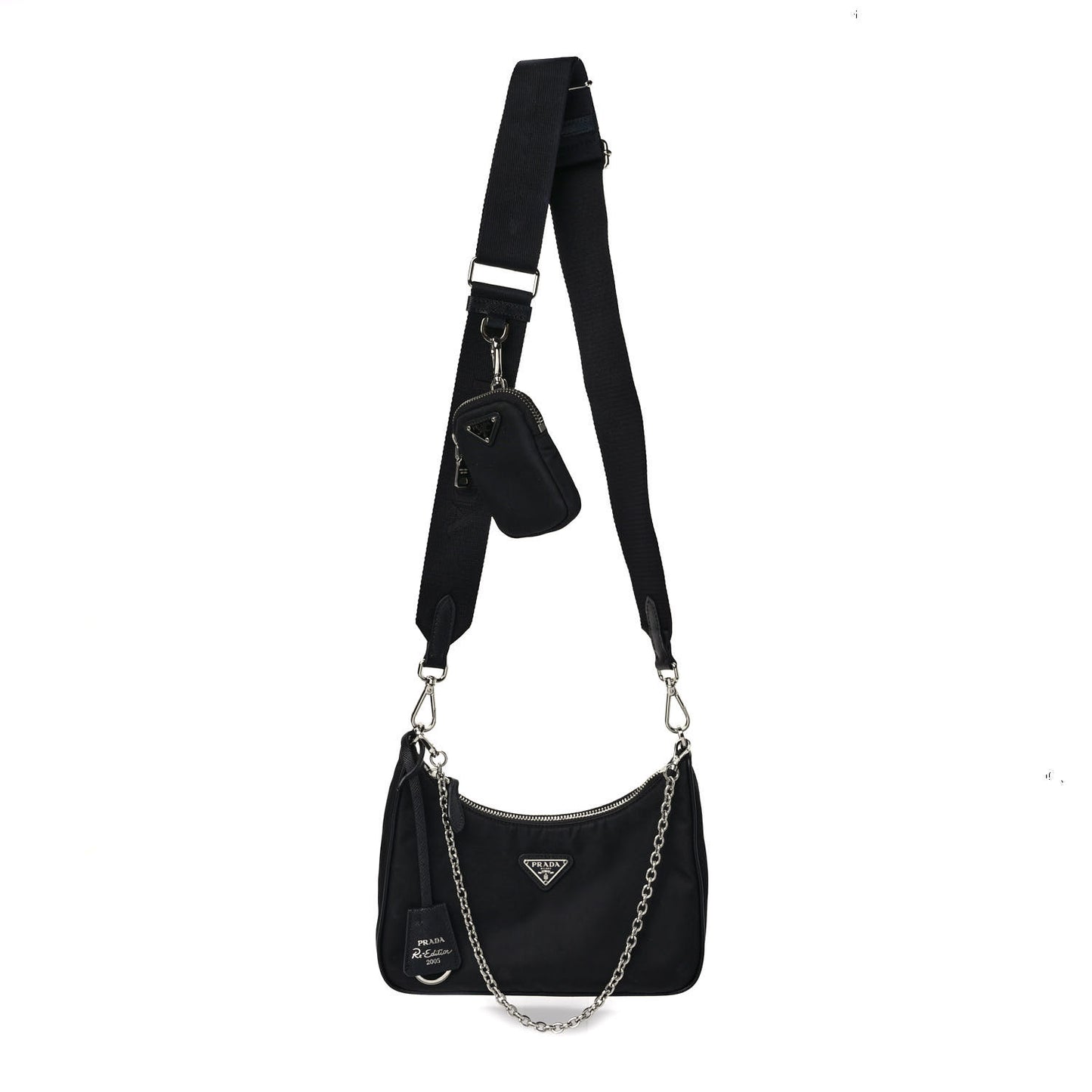 Nylon Re-Edition 2005 Shoulder Bag Black