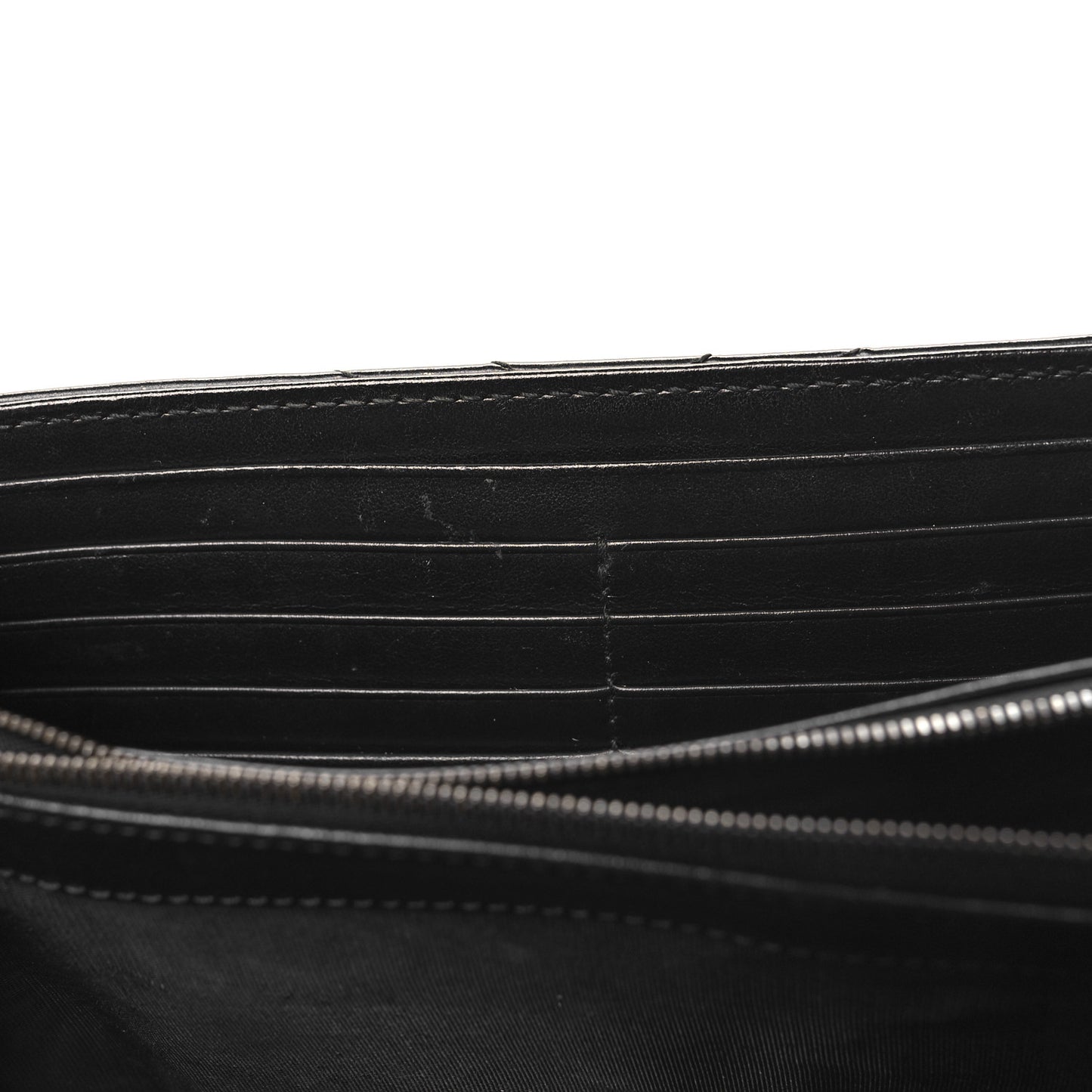 Calfskin Matelasse GG Marmont Chain Wallet Black