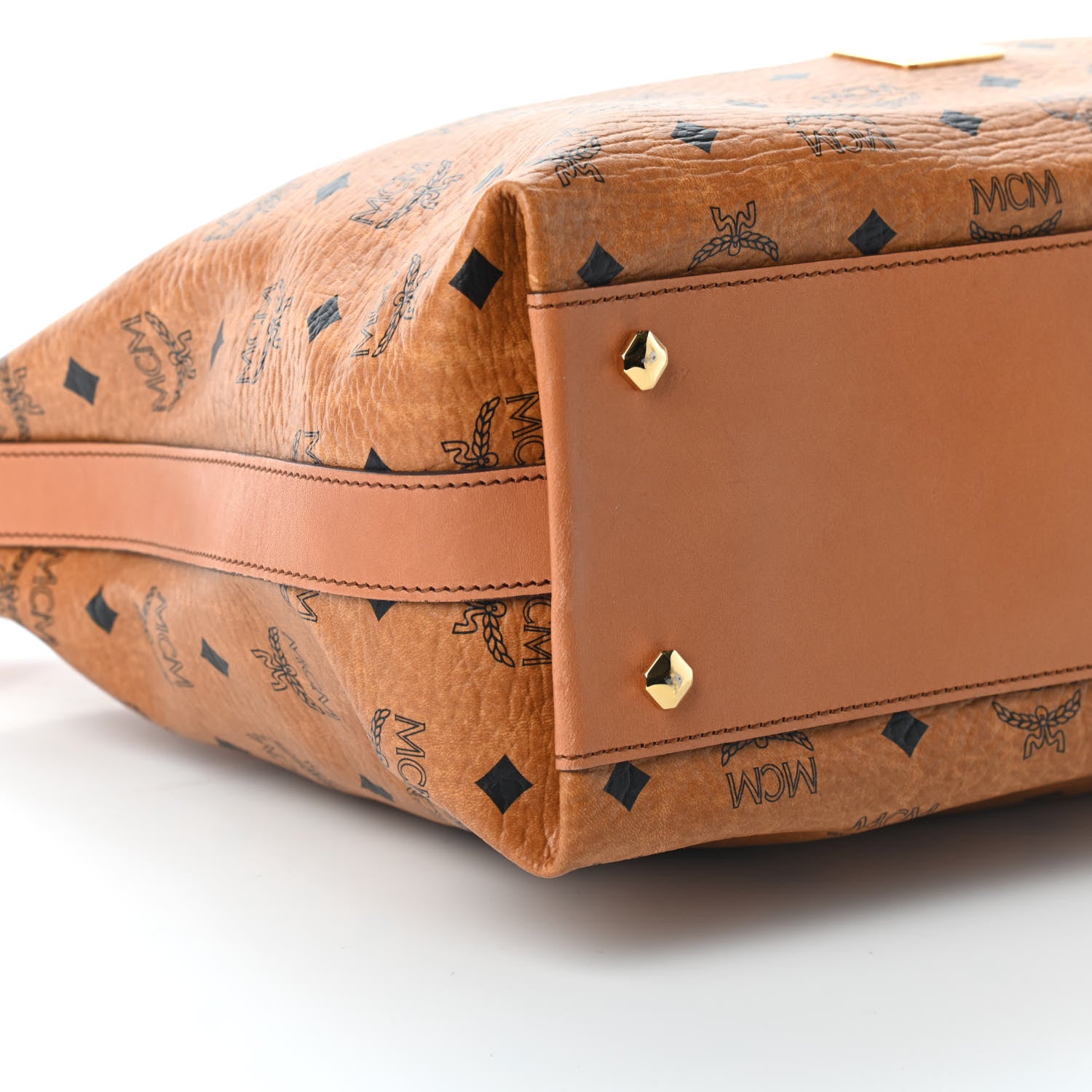 MCM Visetos Hobo Cognac 7 of 8