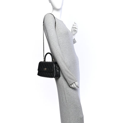 Chanel Caviar Quilted Mini Coco Handle Flap Black 2 of 10