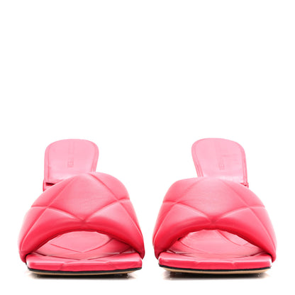 Bottega Veneta Nappa Quilted Rubber Lido Mule Sandals 41.5 Lollipop 2 of 8