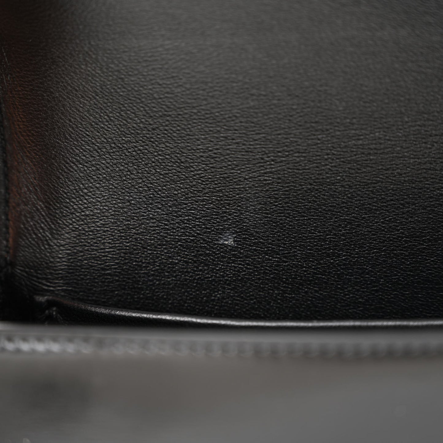 Shiny Calfskin Triomphe Shoulder Bag Black
