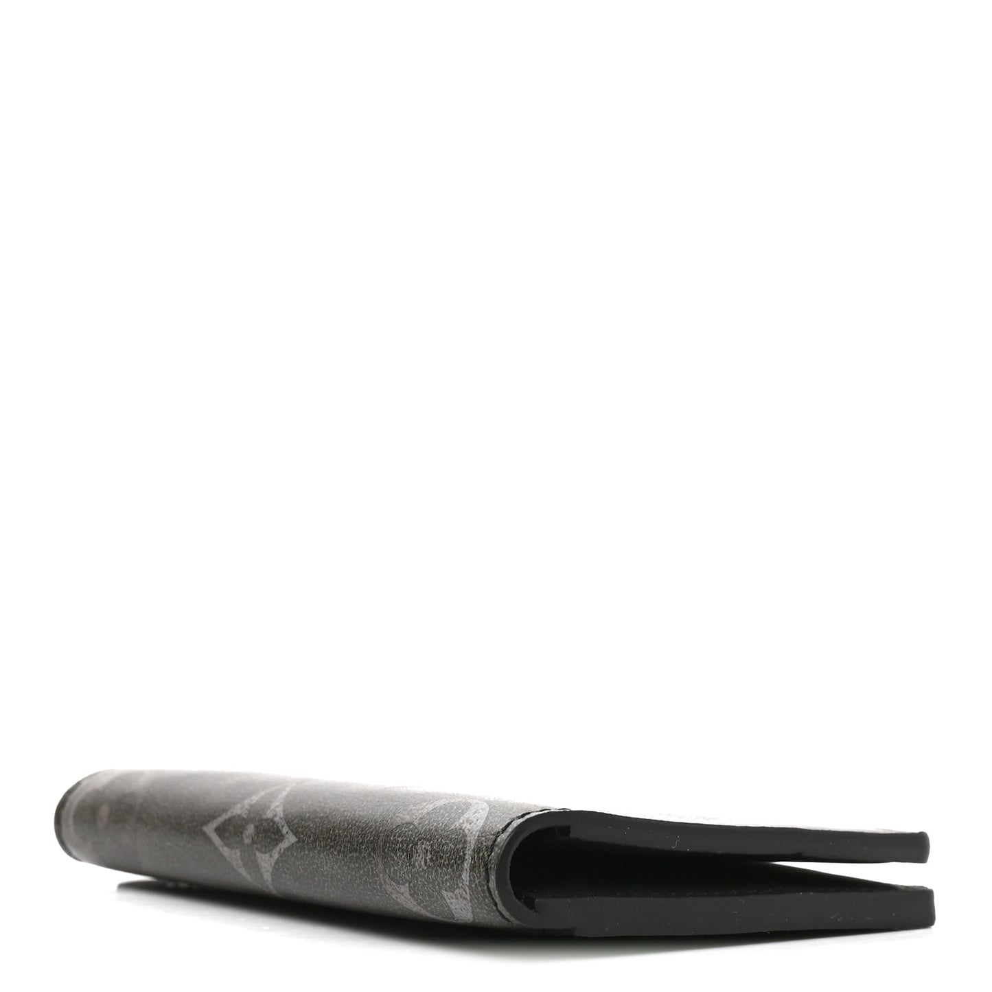 Brushed Monogram Pocket Organizer Black White