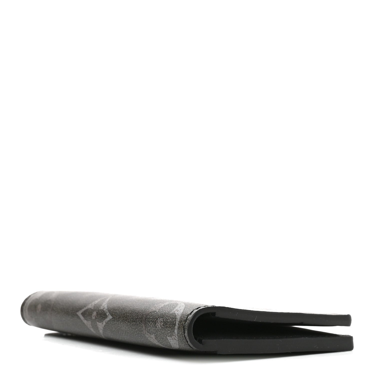 Louis Vuitton Brushed Monogram Pocket Organizer Black White 4 of 7