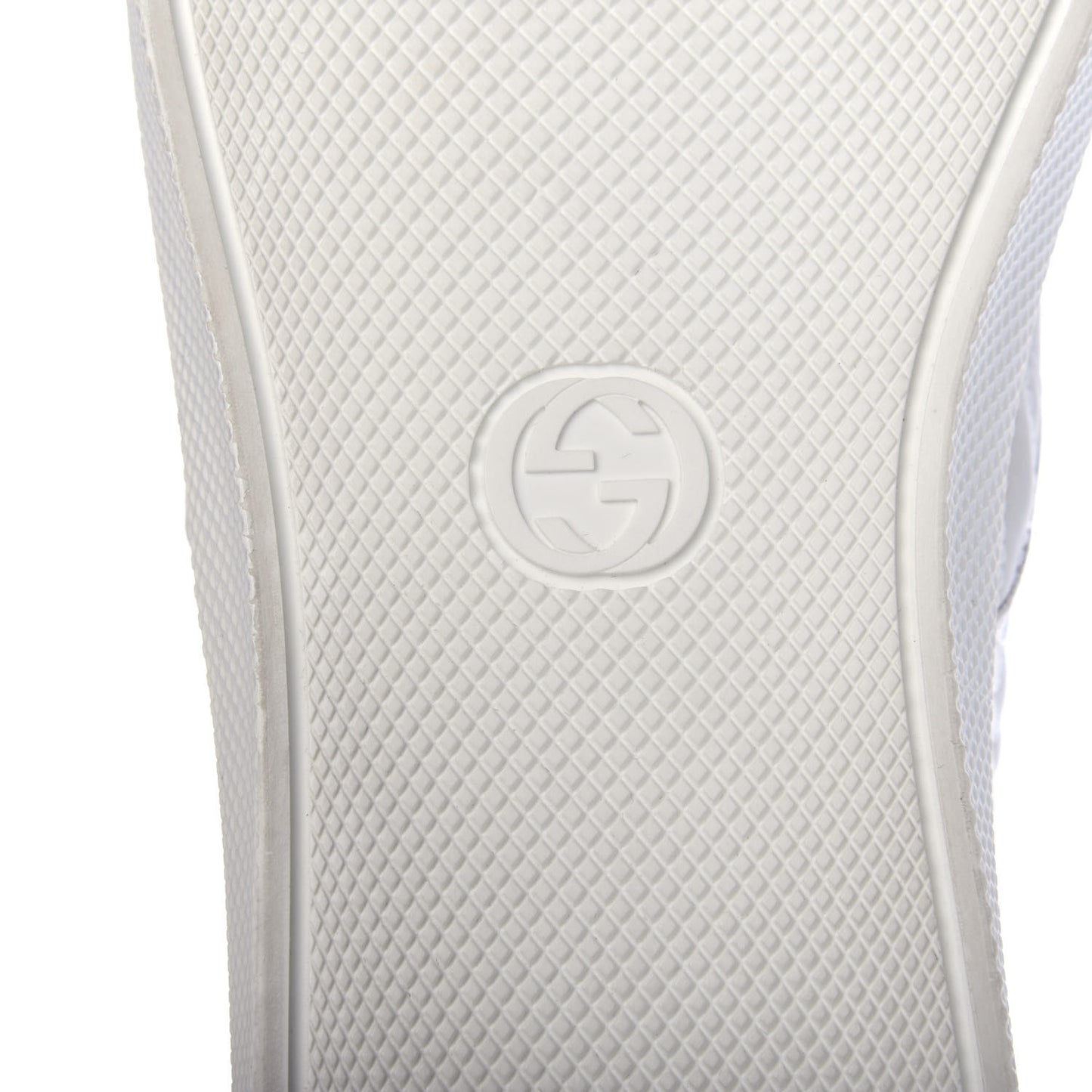 Nappa Web G Rhombus Quilted Mens Slip On Sneakers 8.5 Great White