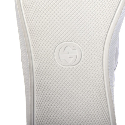 Gucci Nappa Web G Rhombus Quilted Mens Slip On Sneakers 8.5 Great White 8 of 10
