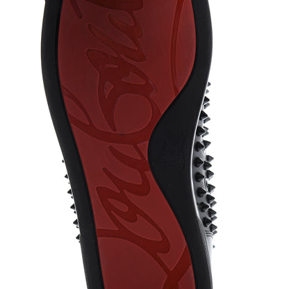 Christian Louboutin Calfskin Mens Louis Spikes Flat Sneakers 43 Black 7 of 8