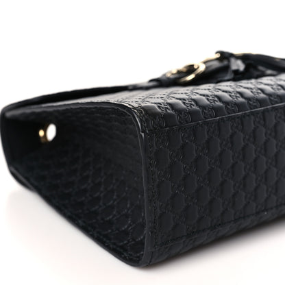 Gucci Microguccissima Medium Emily Chain Shoulder Bag Black 8 of 10
