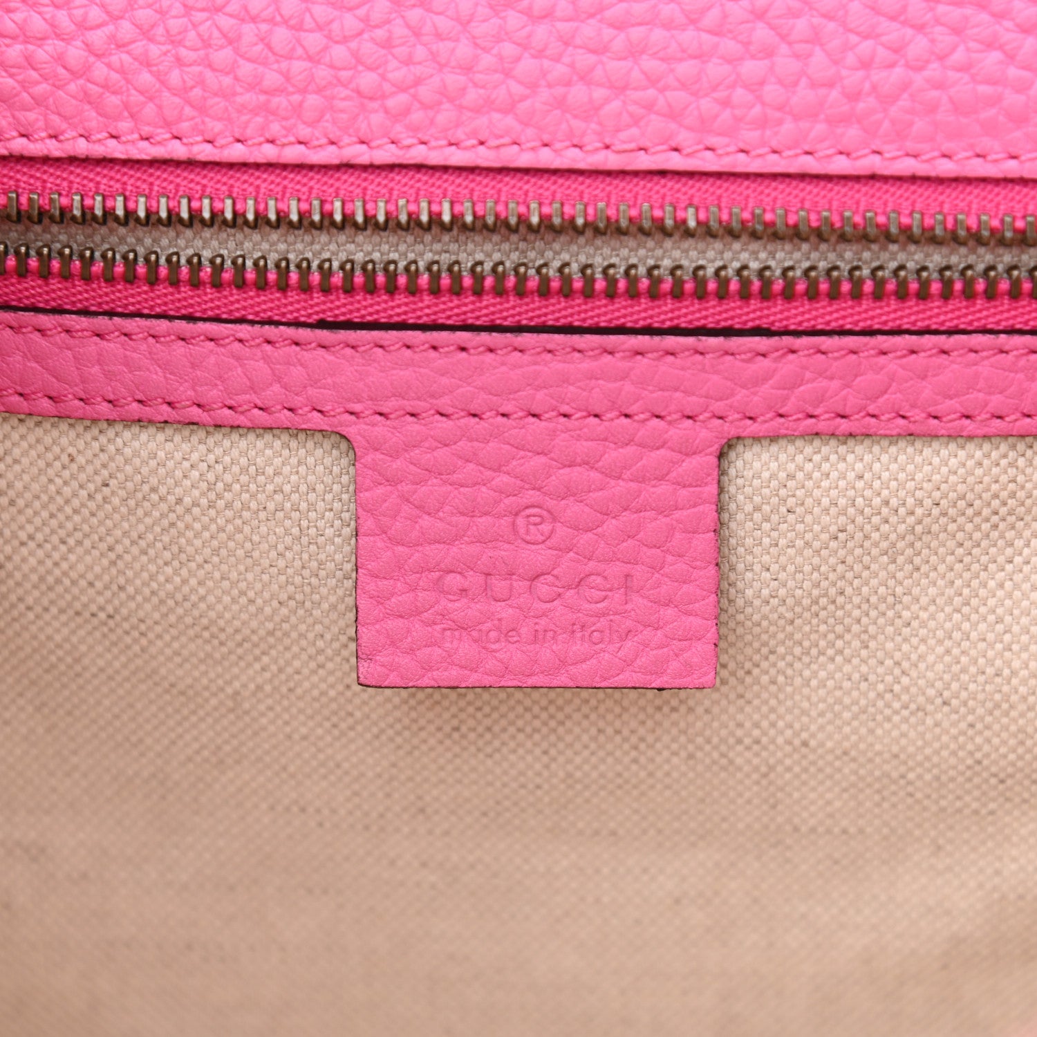 Gucci Calfskin Small GG Marmont Top Handle Bag Pink Tropical Flower 6 of 11