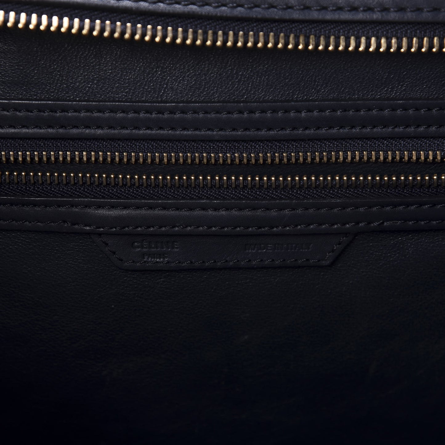 Smooth Calfskin Micro Luggage Black