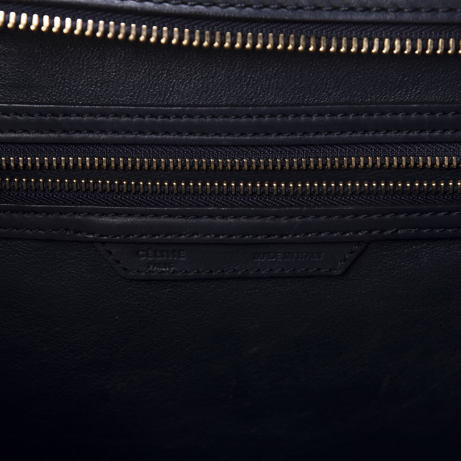 Celine Smooth Calfskin Micro Luggage Black 12 of 13