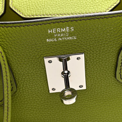 Hermes Togo Birkin 35 Vert Anis 6 of 10