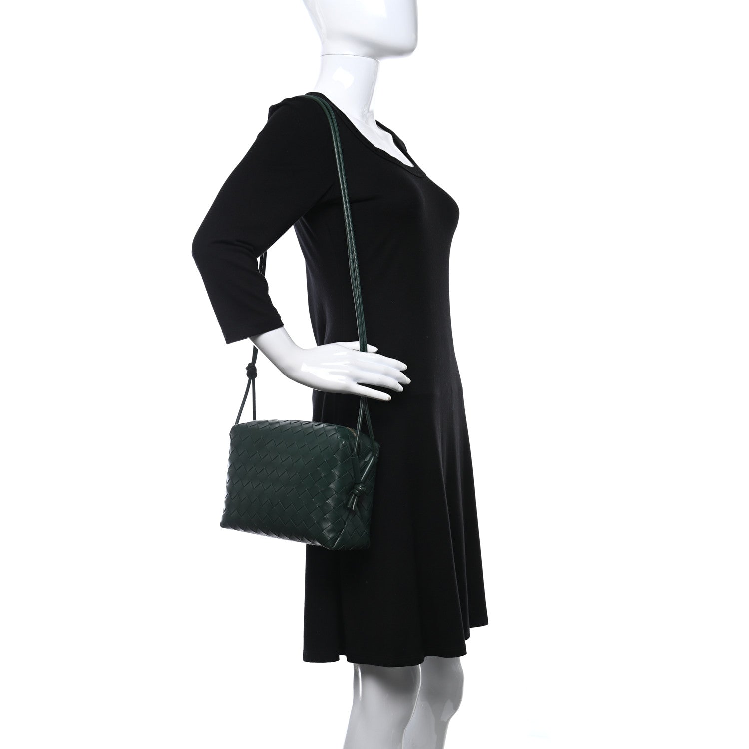 Bottega Veneta Nappa Intrecciato Small Loop Camera Bag Raintree 2 of 8