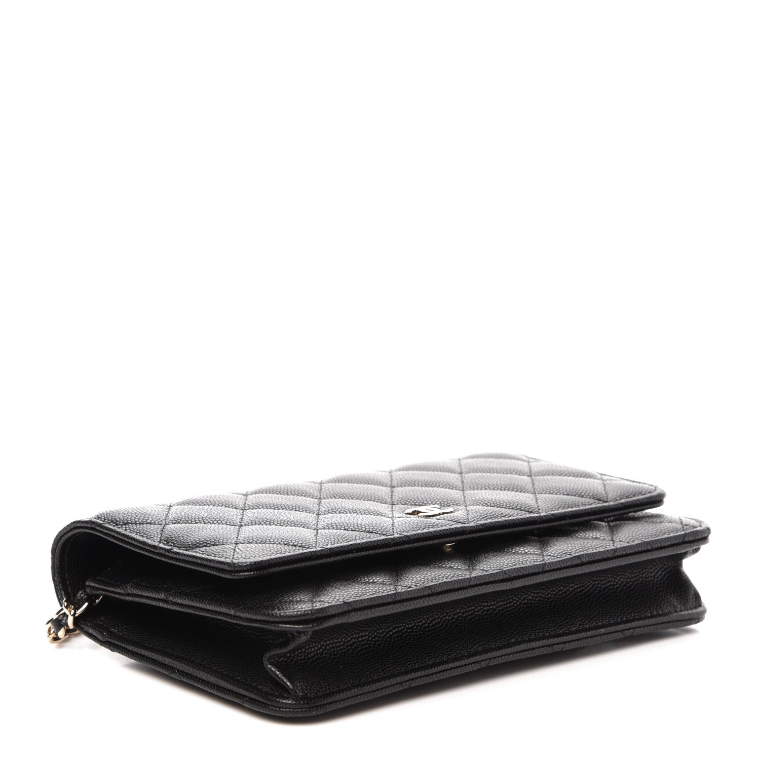 Chanel Caviar Quilted Wallet On Chain WOC Black 4 of 12