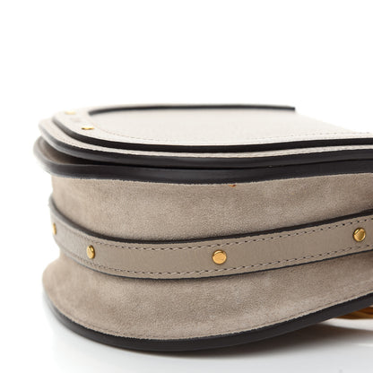Chloe Calfskin Suede Small Nile Bracelet Bag Motty Grey 8 of 8