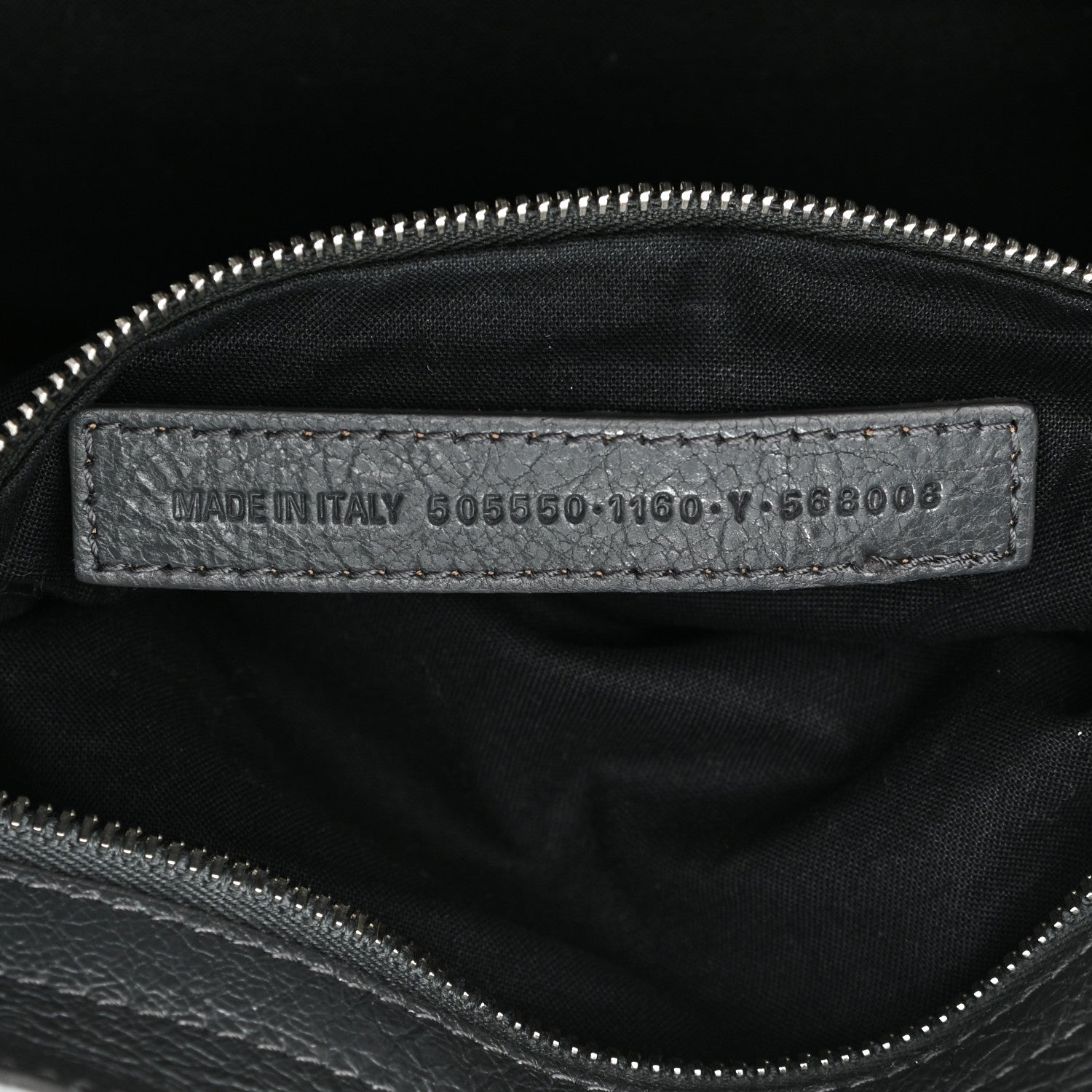 Balenciaga Agneau Classic Silver Hardware S City Logo Strap Gris Fossile White 6 of 10