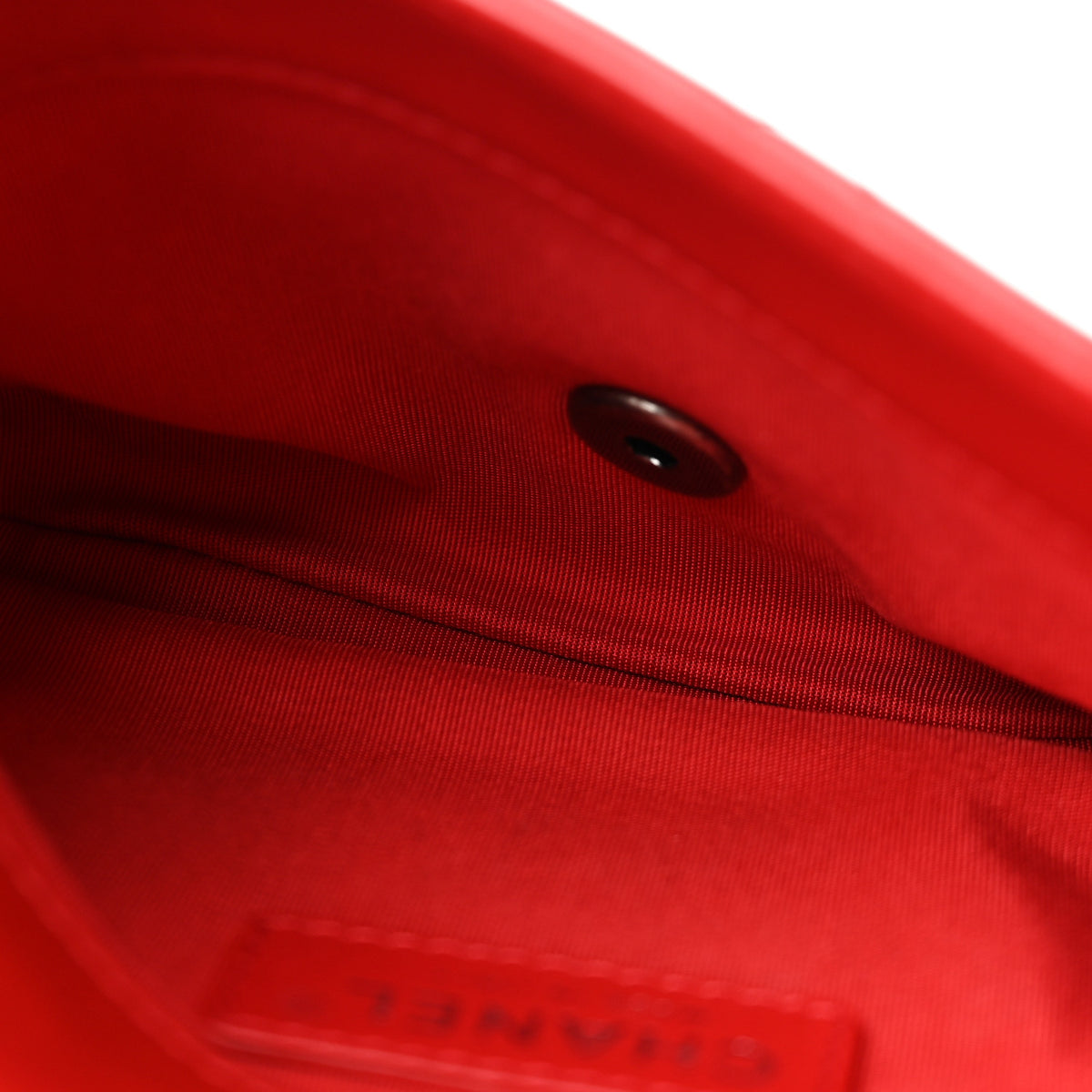 Lambskin Quilted Mini Multi Flap Bag Red
