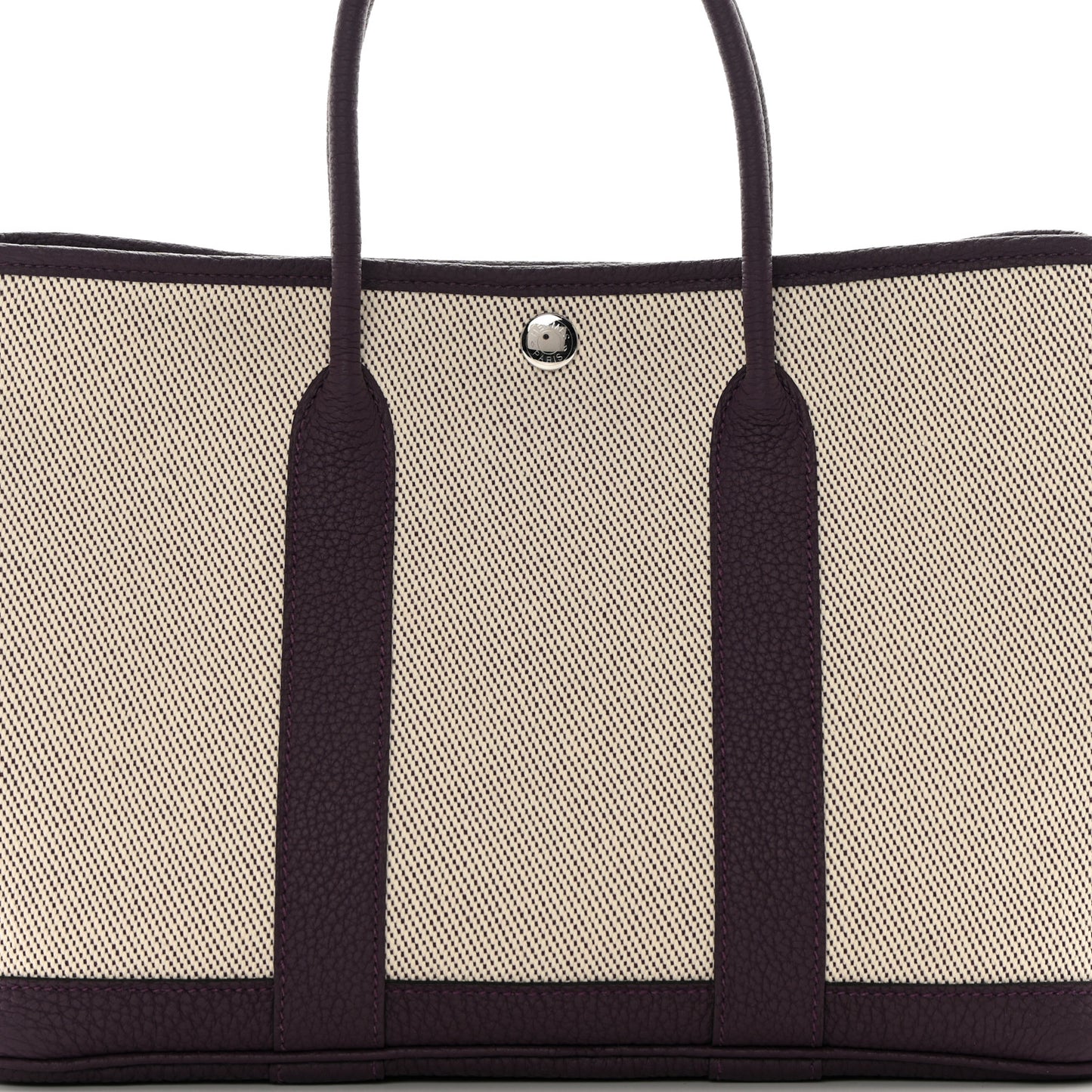 Twill H Negonda Garden Party 30 TPM Tote Ecru Cassis