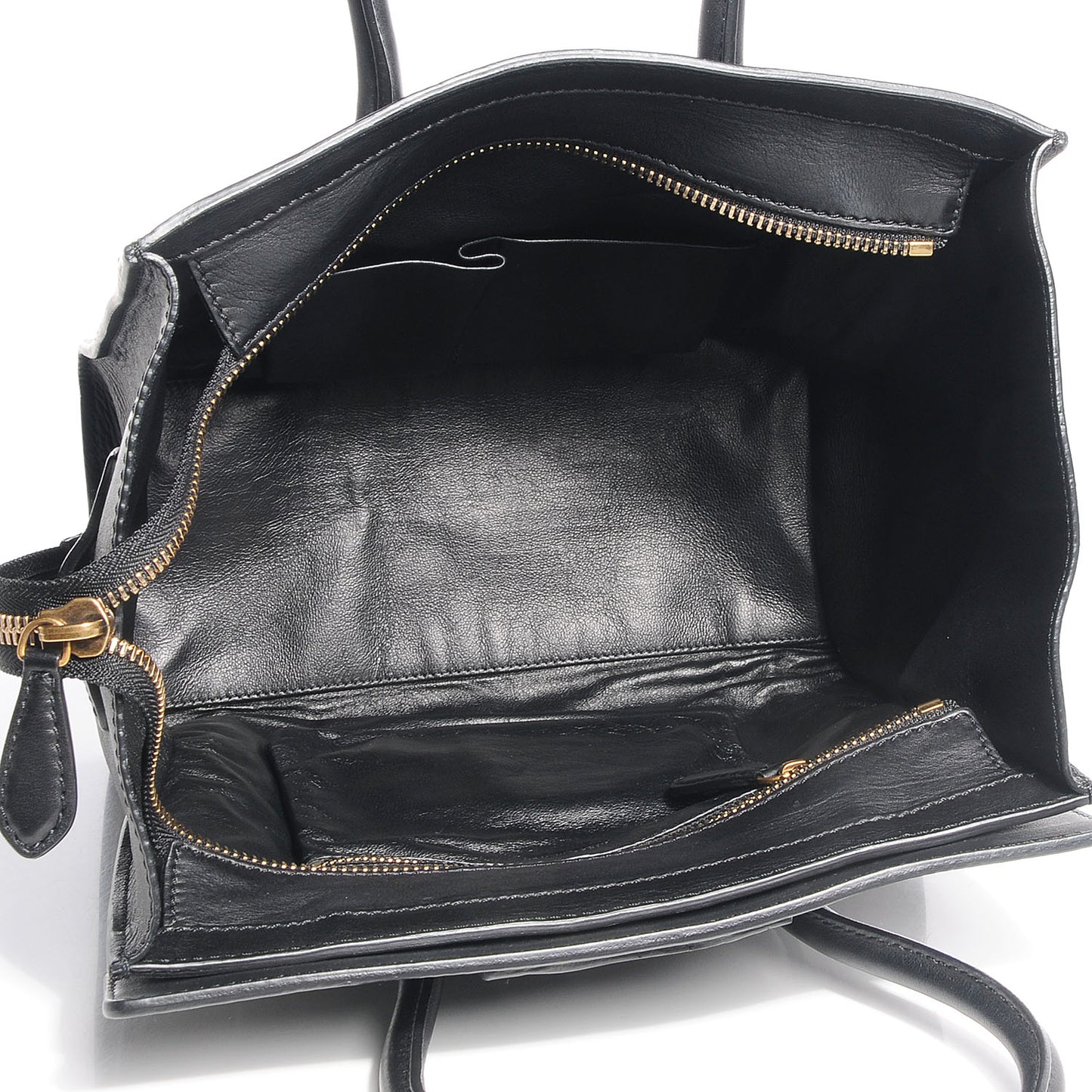 Smooth Calfskin Micro Luggage Black
