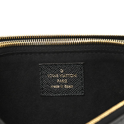 Louis Vuitton Monogram Giant Jungle Pochette Double Zip Black 7 of 11