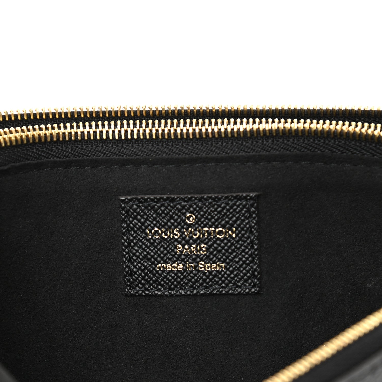Louis Vuitton Monogram Giant Jungle Pochette Double Zip Black 9 of 11