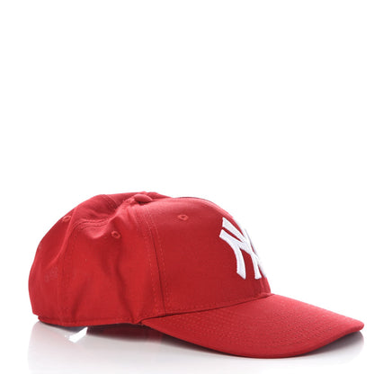 Gucci X MLB Cotton NY Yankees Baseball Hat 57-61 Red 4 of 10