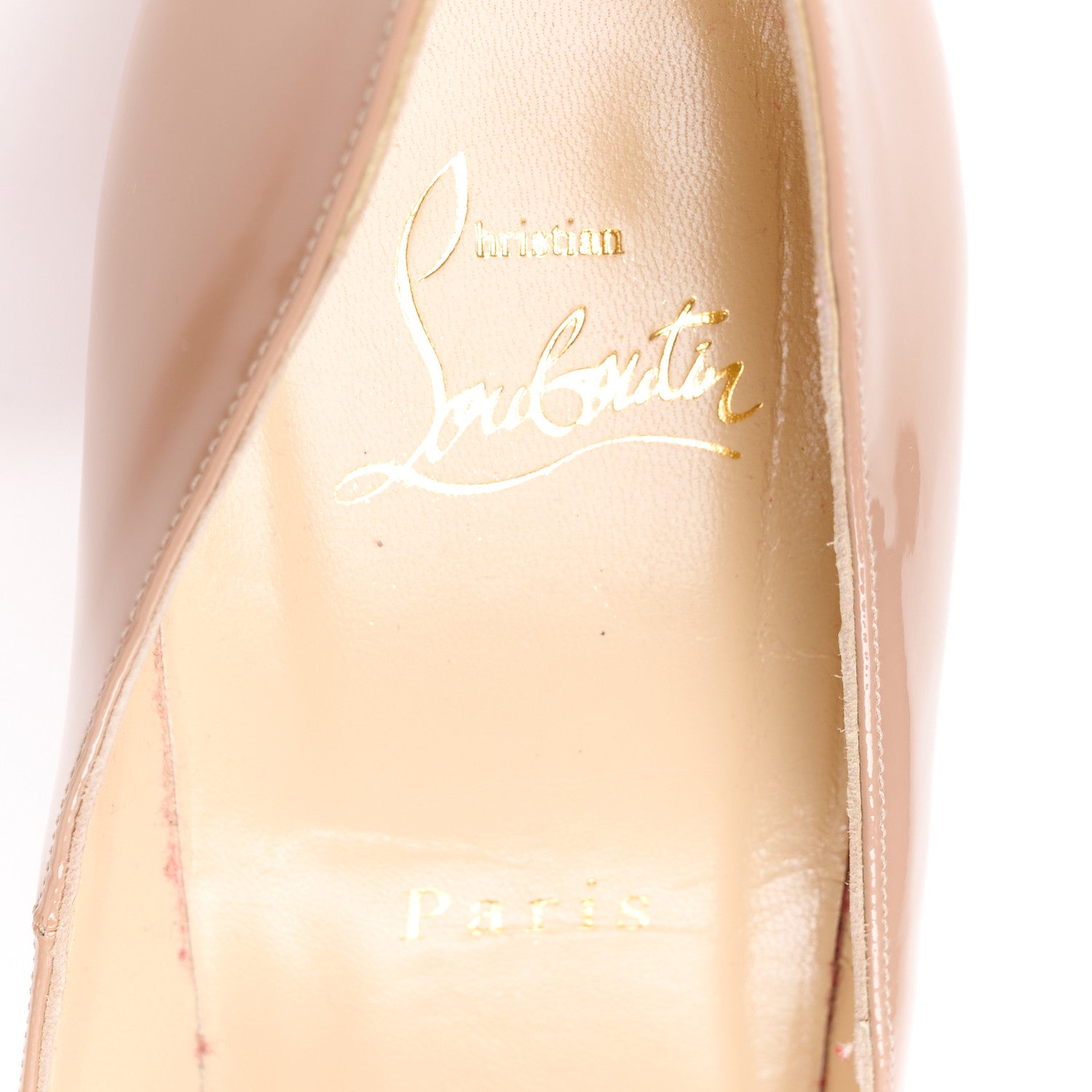 Christian Louboutin Patent So Kate 120 Pumps 40.5 Nude 7 of 10