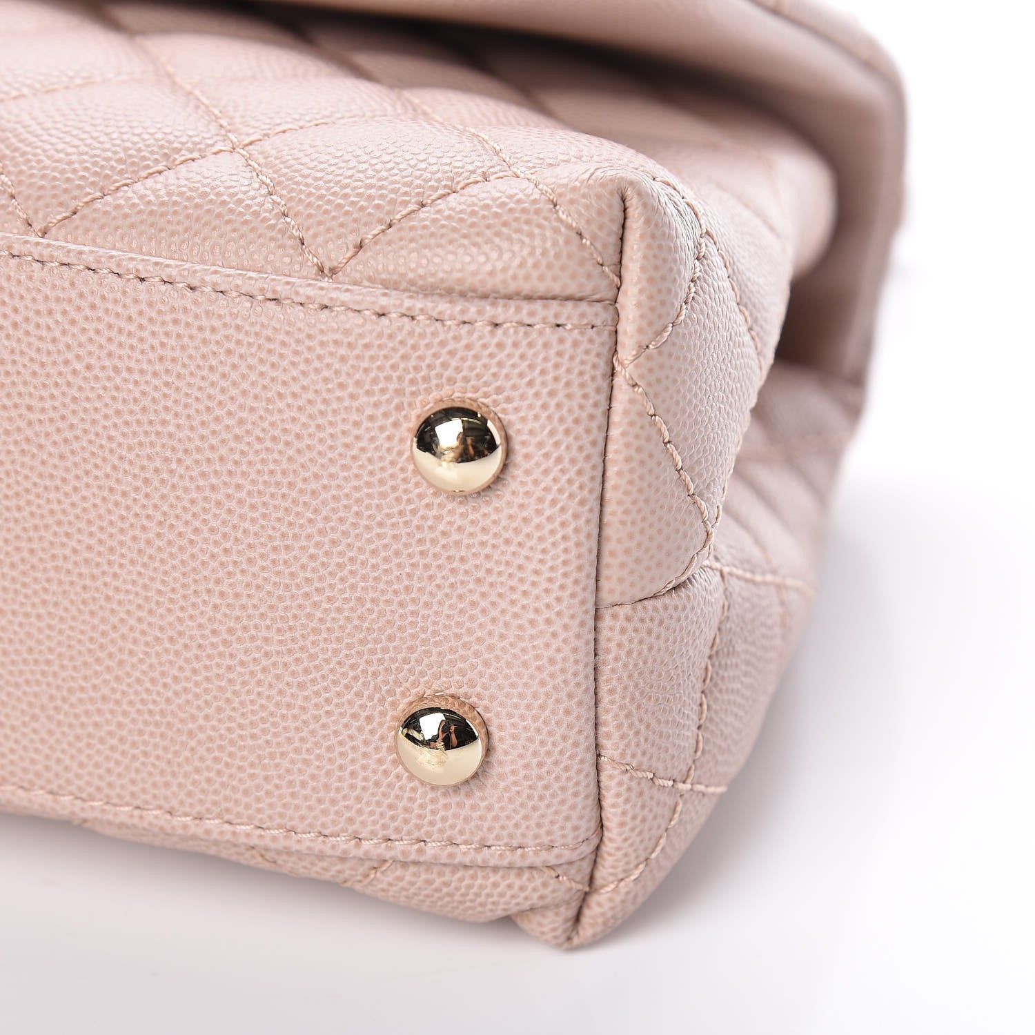 Chanel Caviar Quilted Mini Coco Handle Flap Pink 9 of 9