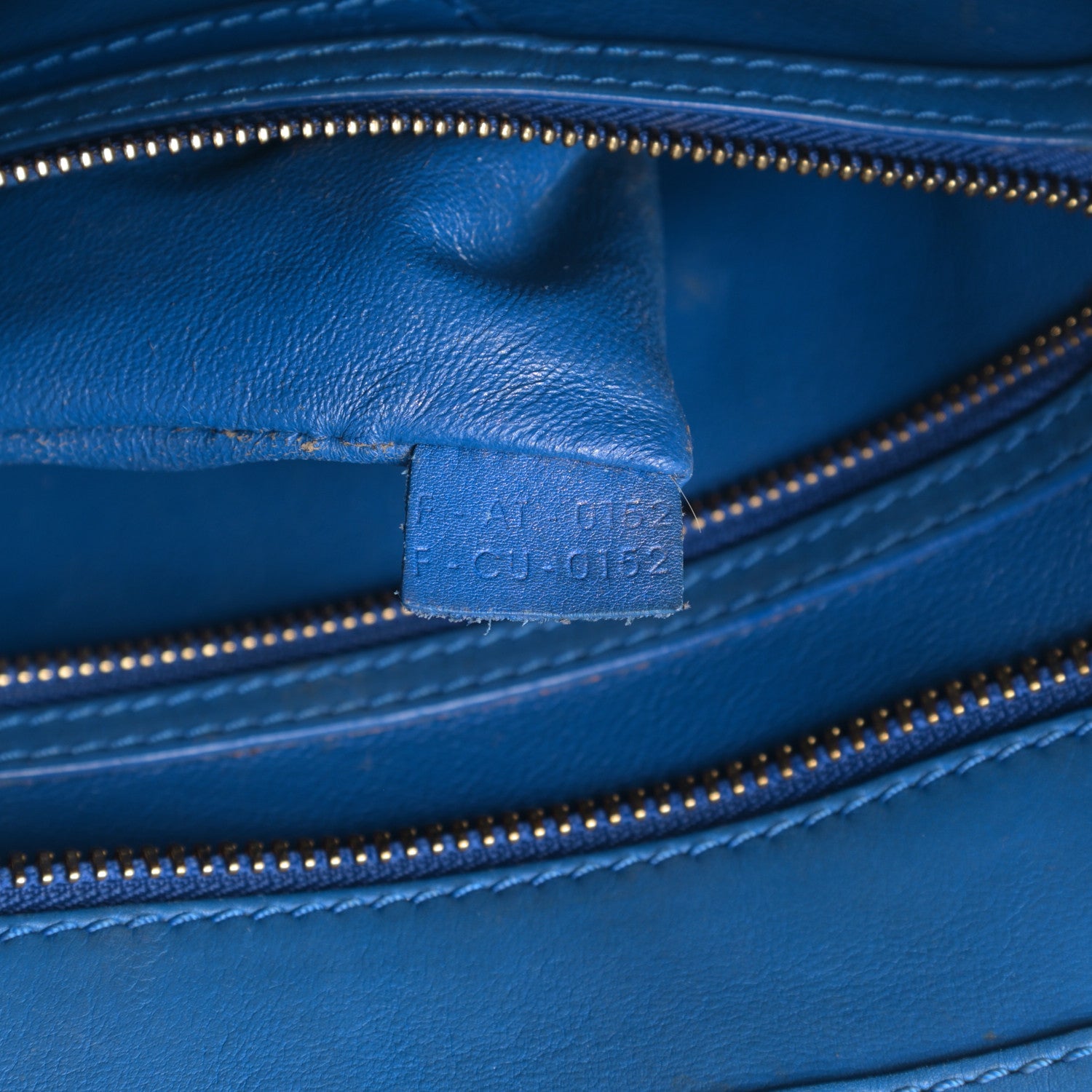 Celine Smooth Calfskin Mini Luggage Royal Blue 7 of 26