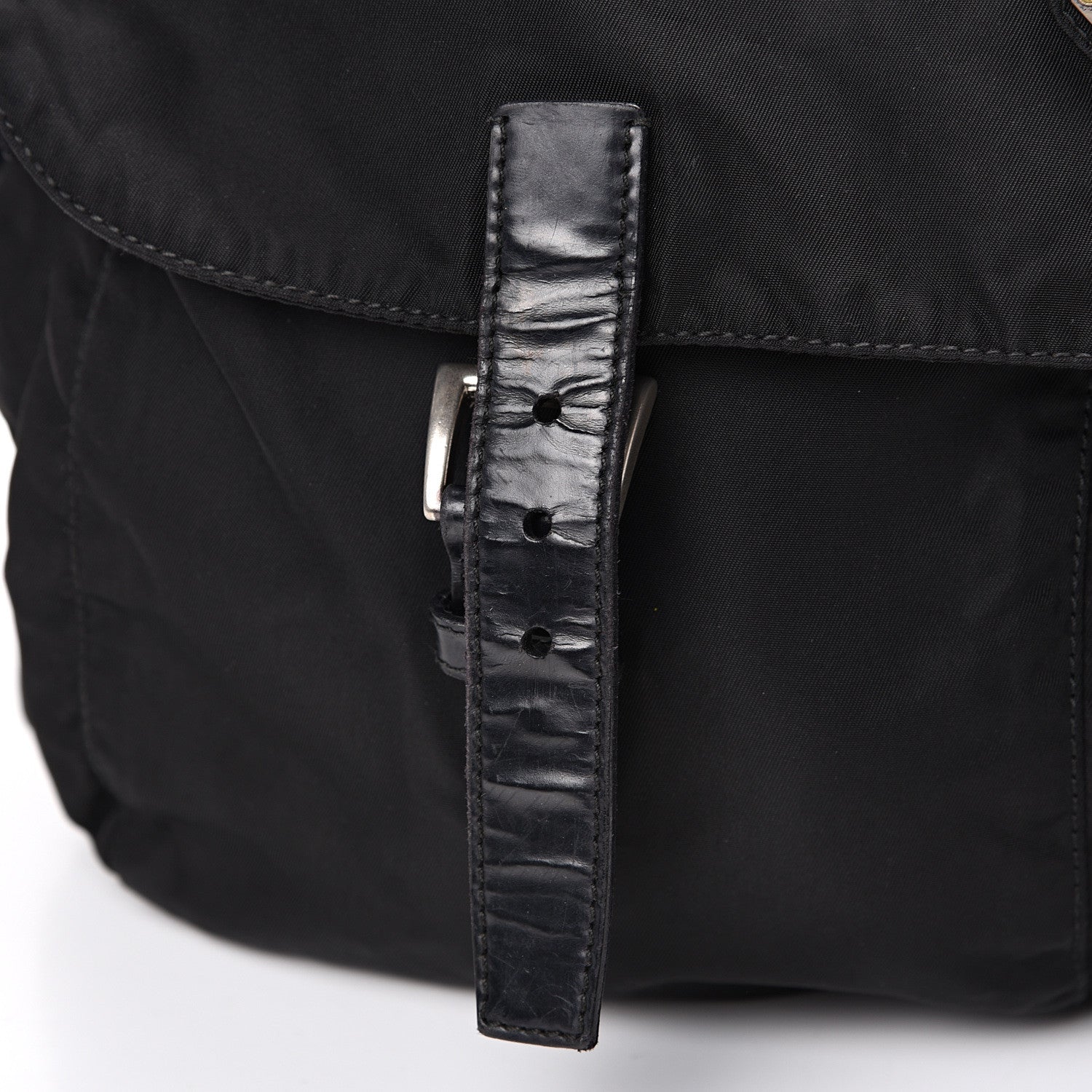Prada Nylon Vela Sport Messenger Bag Black 8 of 13