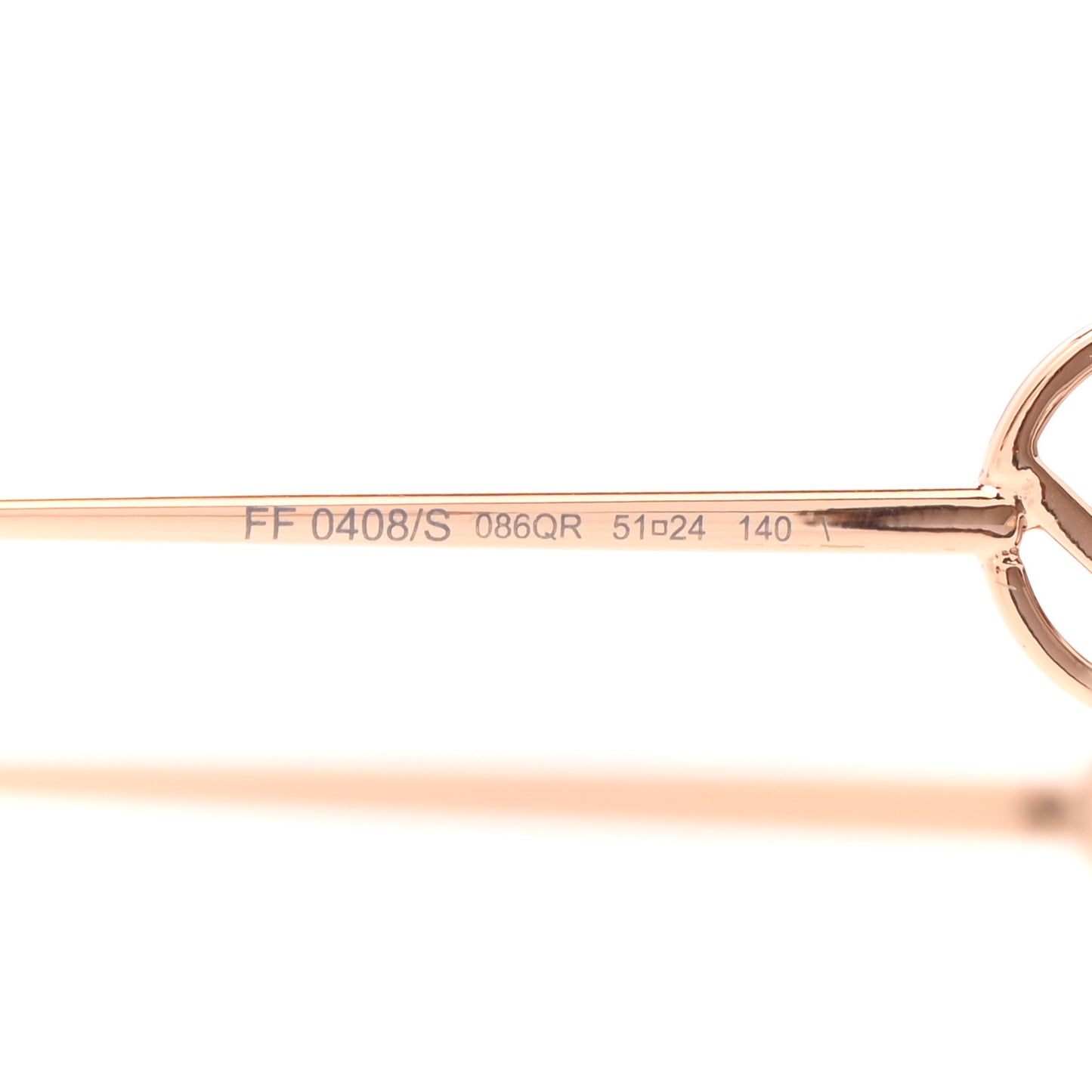 Acetate Metal F is Fendi FF Square Cat Eye Sunglasses FF 0408/S Havana