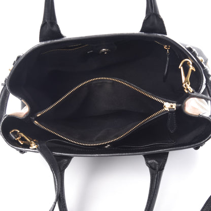 Burberry Smooth Calfskin Medium Banner Tote Black 6 of 20