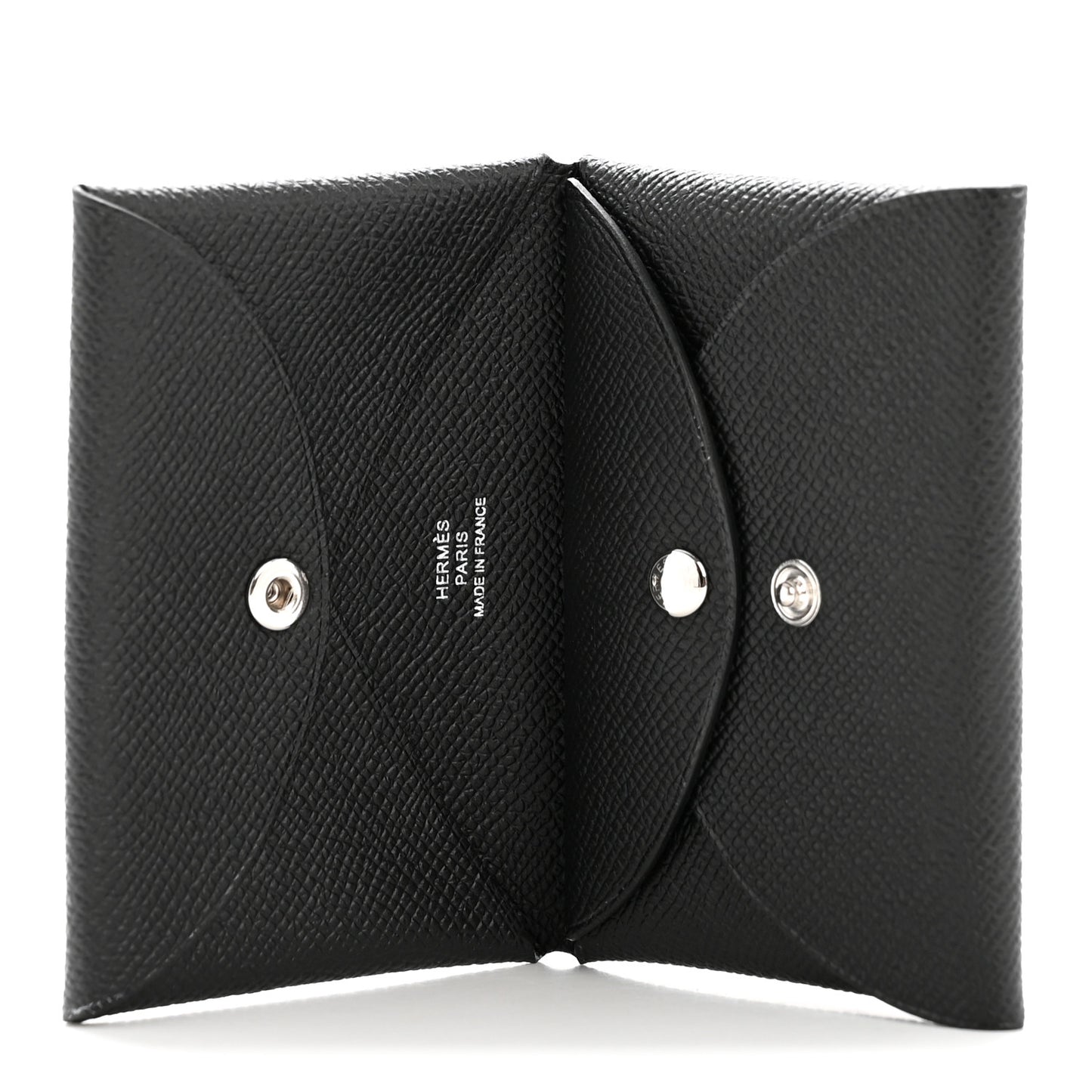 Epsom Calvi Duo Card Case Black
