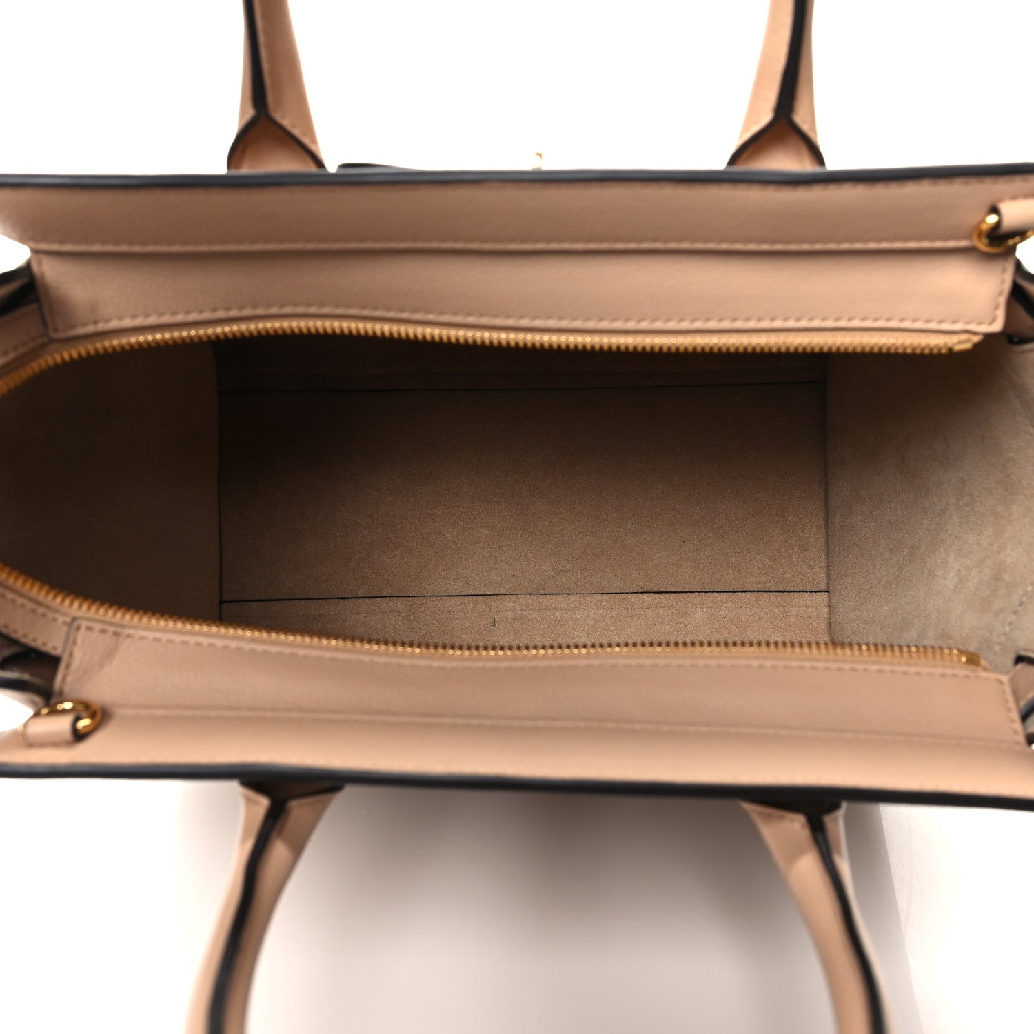 Mulberry Micro Classic Grain Calfskin Small Bayswater Zip Tote Maple 5 of 11