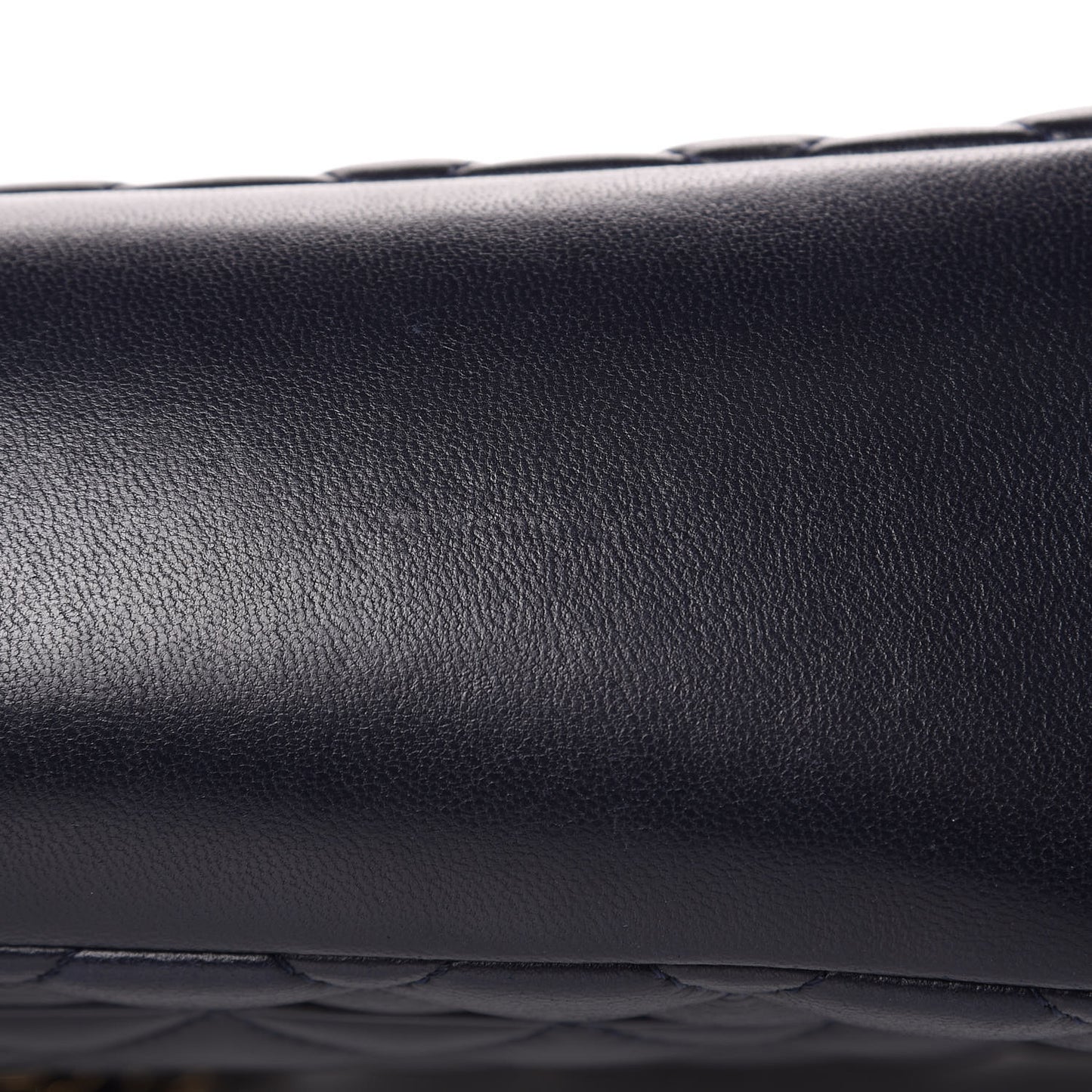 Lambskin Quilted Jumbo Mademoiselle Chic Flap Navy
