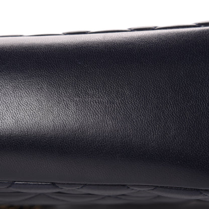 Chanel Lambskin Quilted Jumbo Mademoiselle Chic Flap Navy 10 of 16