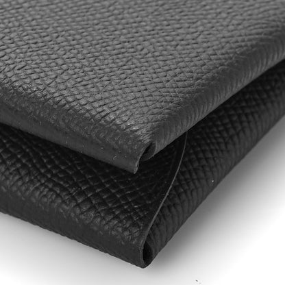 Hermes Epsom Calvi Duo Card Case Black 8 of 9
