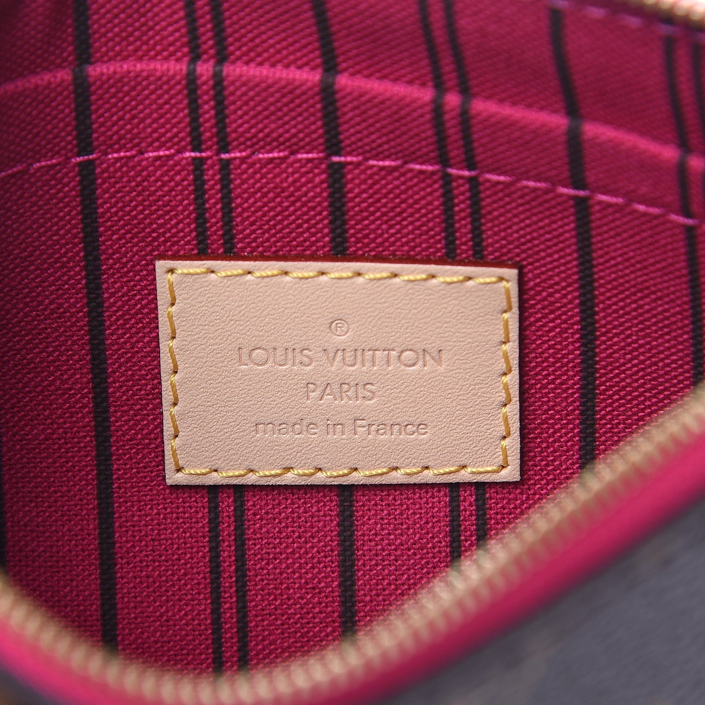 Monogram Neverfull PM Pochette Pivoine