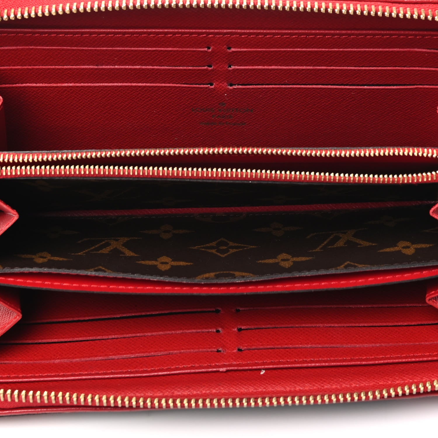 Louis Vuitton Monogram Retiro Zippy Wallet Cherry 5 of 7