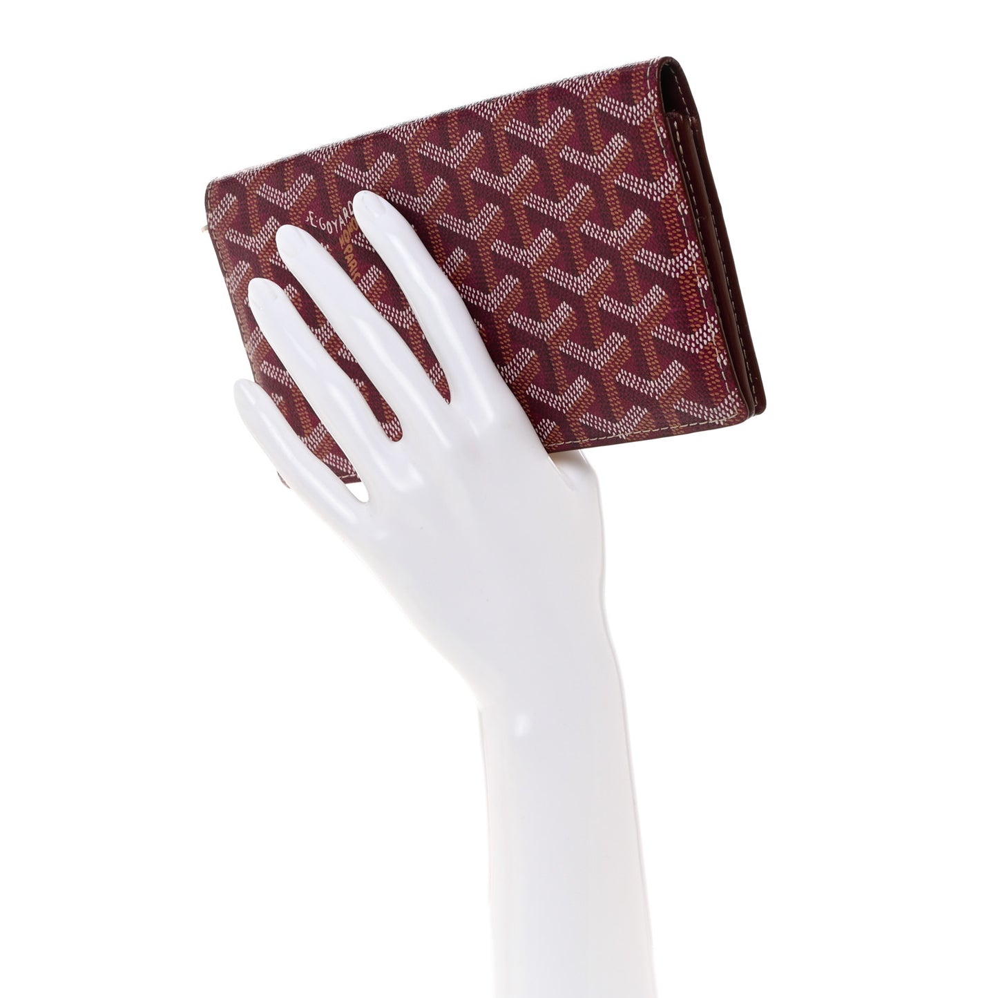 Goyardine Richelieu Wallet Burgundy