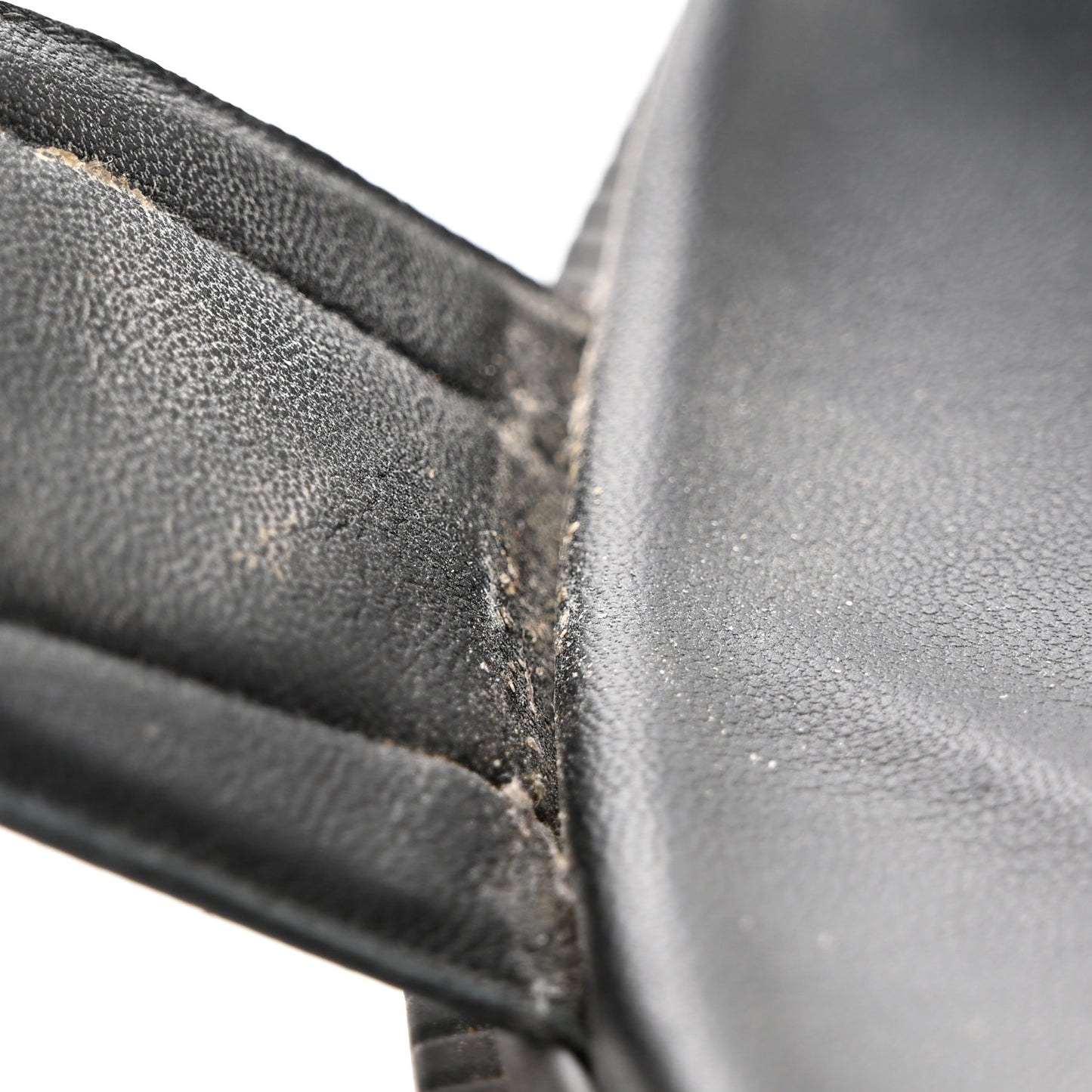 Lambskin Dioract 10mm Sandals 39.5 Black