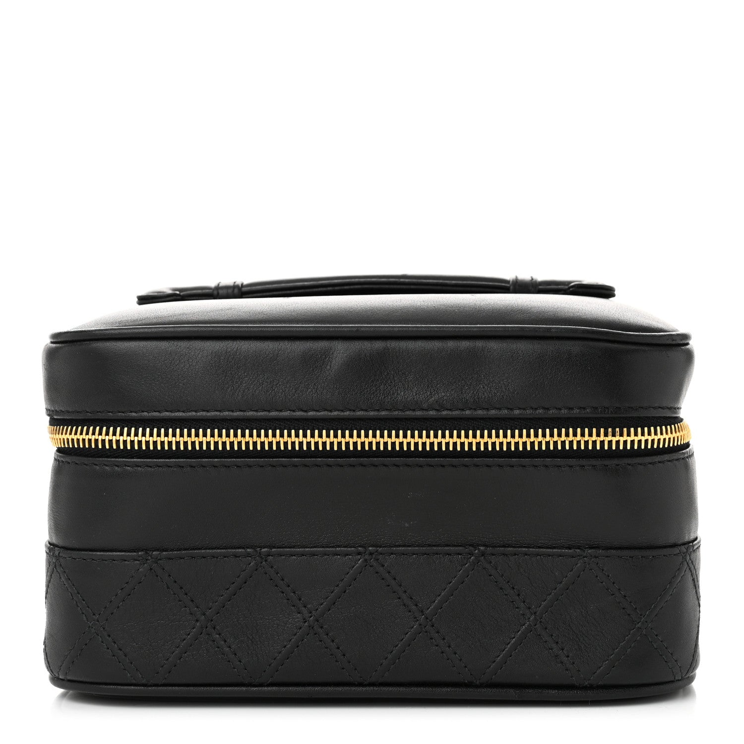 Chanel Lambskin Vanity Cosmetic Case Black 1 of 11
