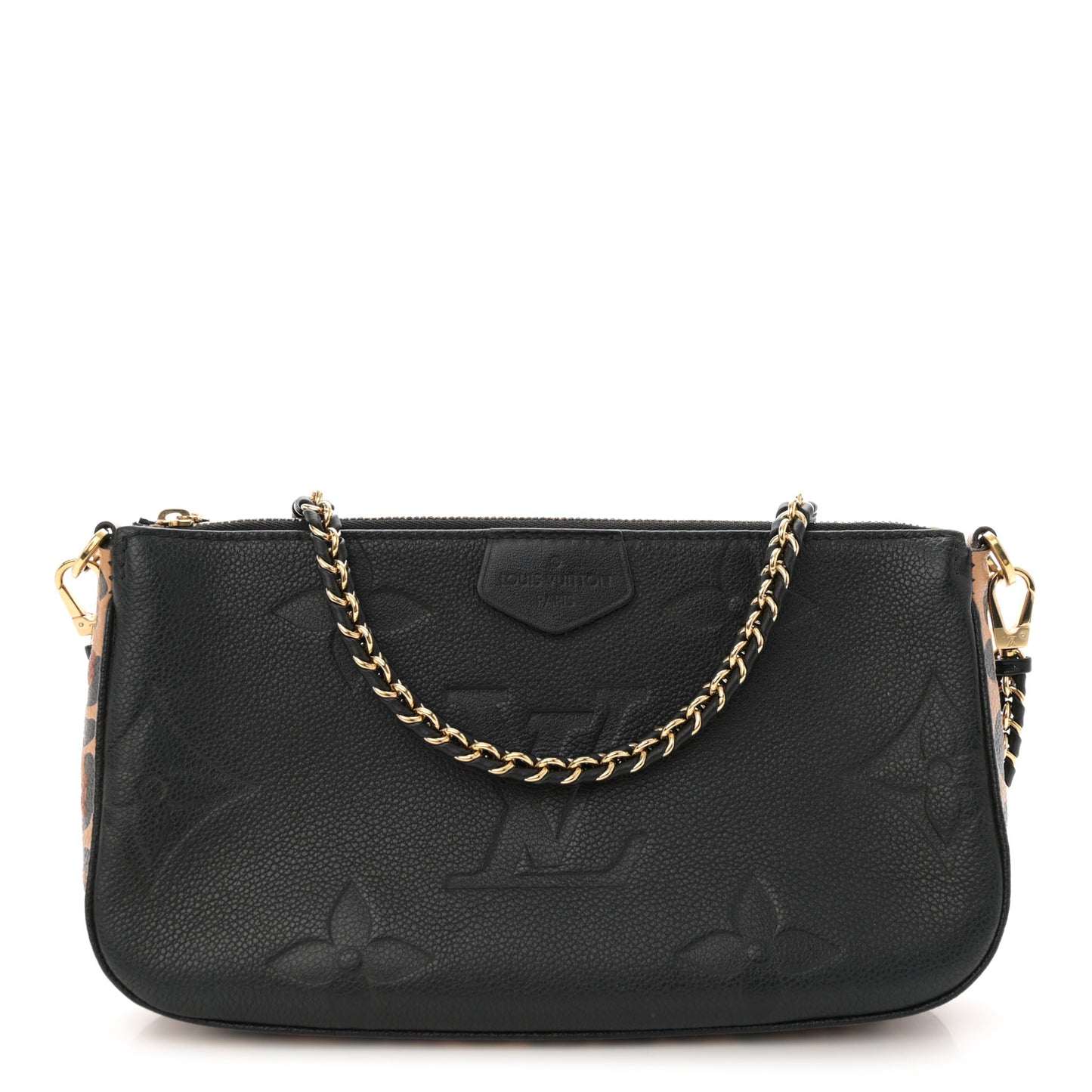 Empreinte Monogram Giant Wild At Heart Multi Large Pochette Accessories Black