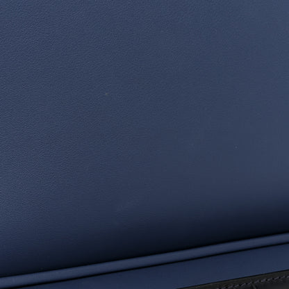 Hermes Evercolor Matte Alligator Multiplis Clutch Bleu Brighton Bleu Marine 9 of 13