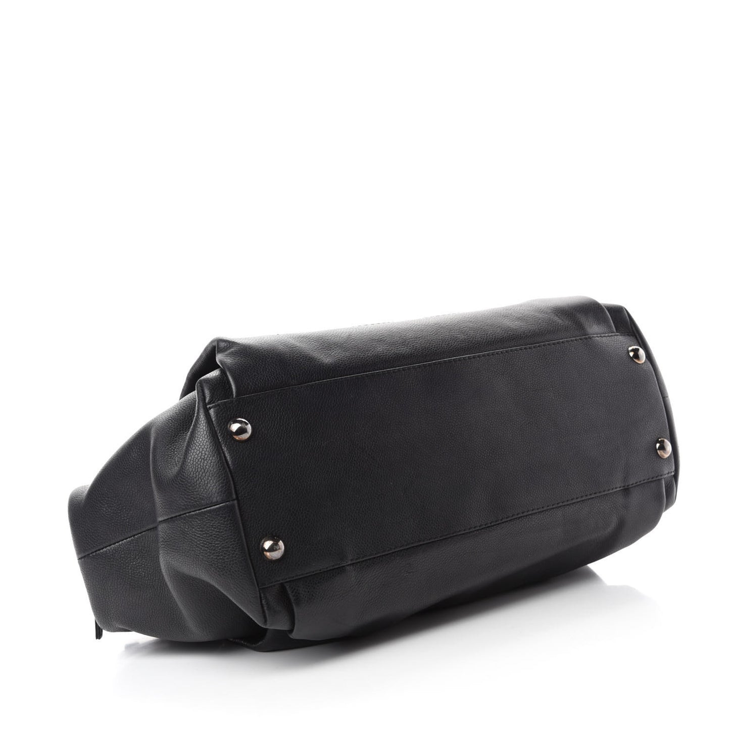 Caviar Large CC Tuck Tote Black