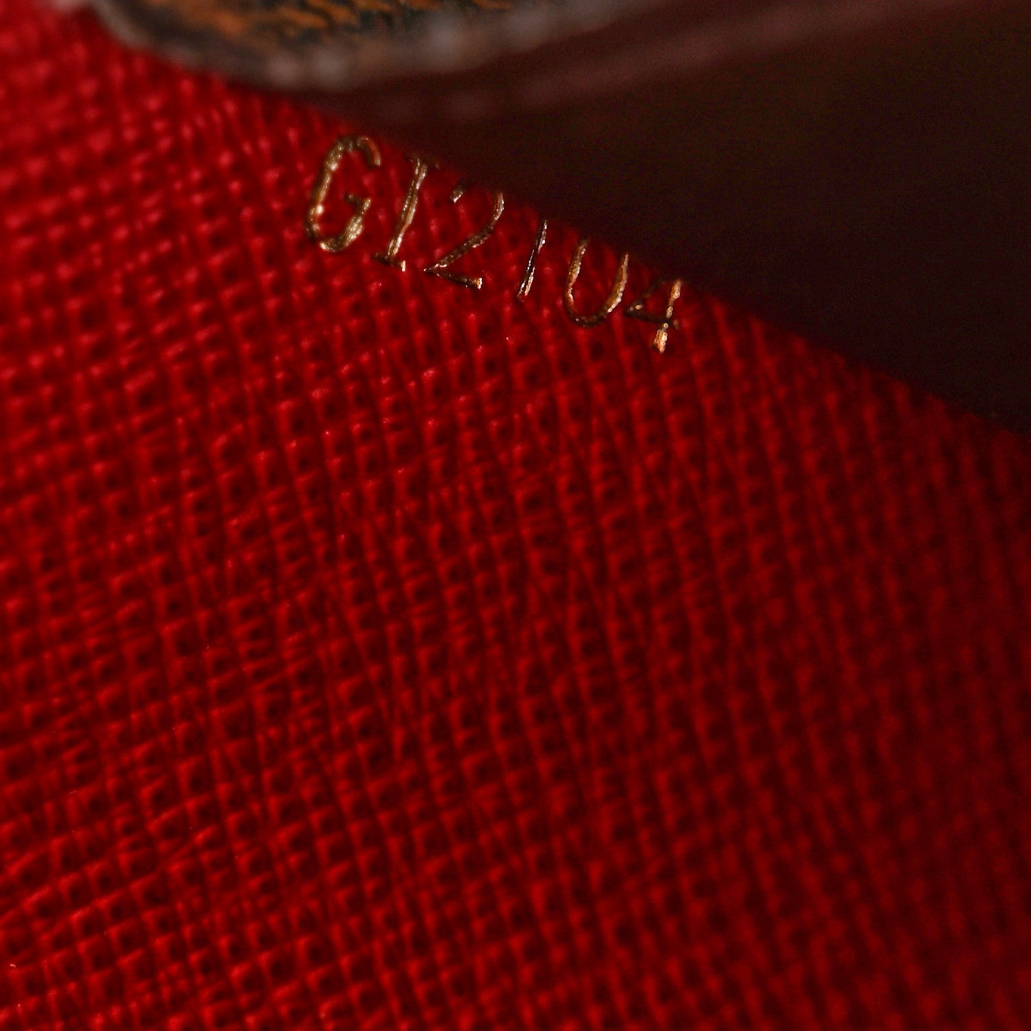 Louis Vuitton Damier Ebene Josephine Wallet Red 7 of 12