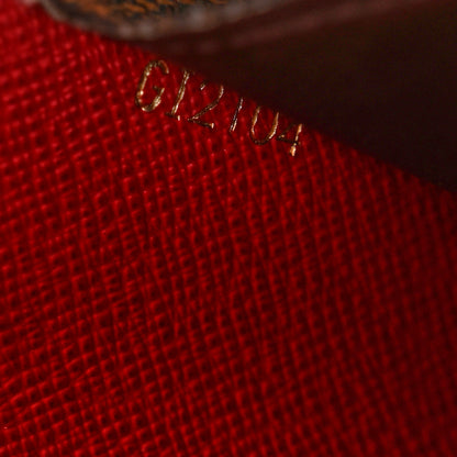Louis Vuitton Damier Ebene Josephine Wallet Red 7 of 12