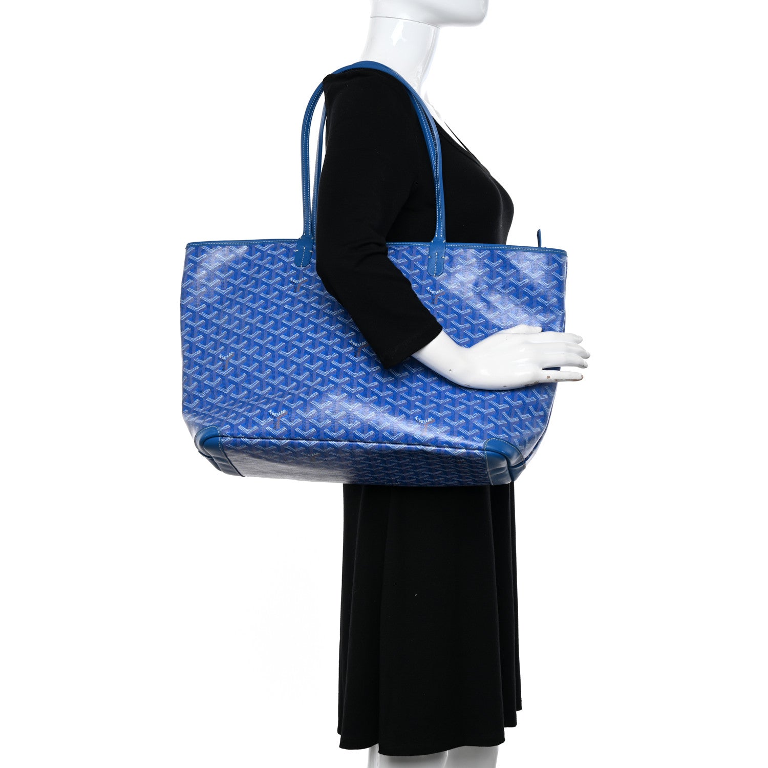 Goyard Goyardine Artois MM Blue 2 of 10