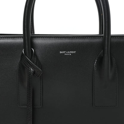 Saint Laurent Calfskin Large Thin Sac De Jour Black 8 of 11