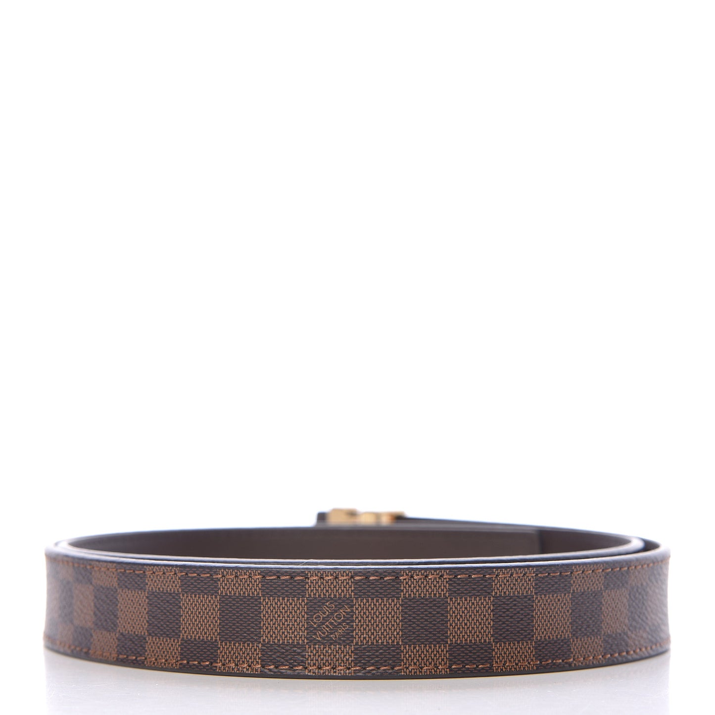 Mini Damier Ebene 25mm LV Initiales Belt 90 36